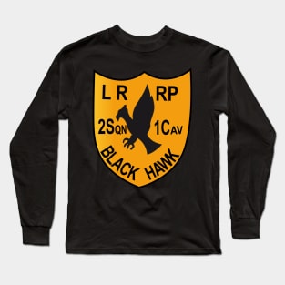2nd Squadron, 1st Cav Regt  LRRP - Black Hawk Long Sleeve T-Shirt